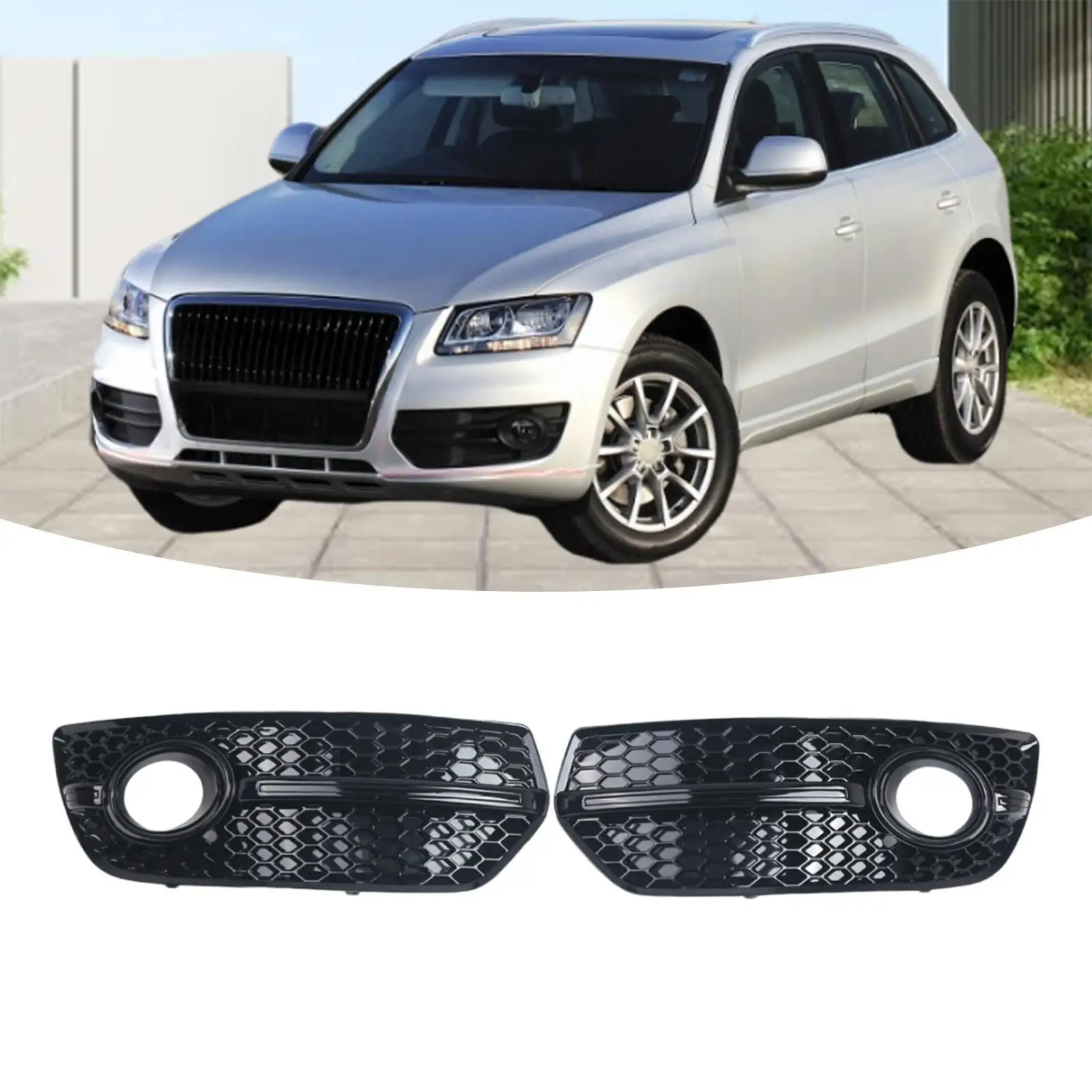 

Front Fog Light Grille Cover 8R0807681A for Audi Q5 2009-12 Spare Parts