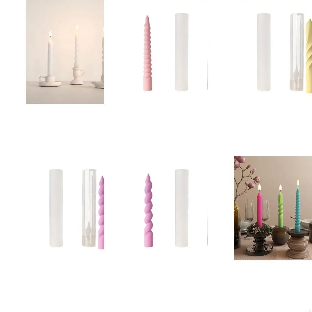 3D Spiricle Moulds Wax Molds Silica Gel Ornaments
