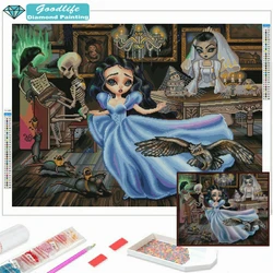Miss Havisham Diamond Embroidery Cross Stitch 5D DIY Diamond Painting Big Eyes Girl Crystal Rhinestone Home Decor For Child Gift