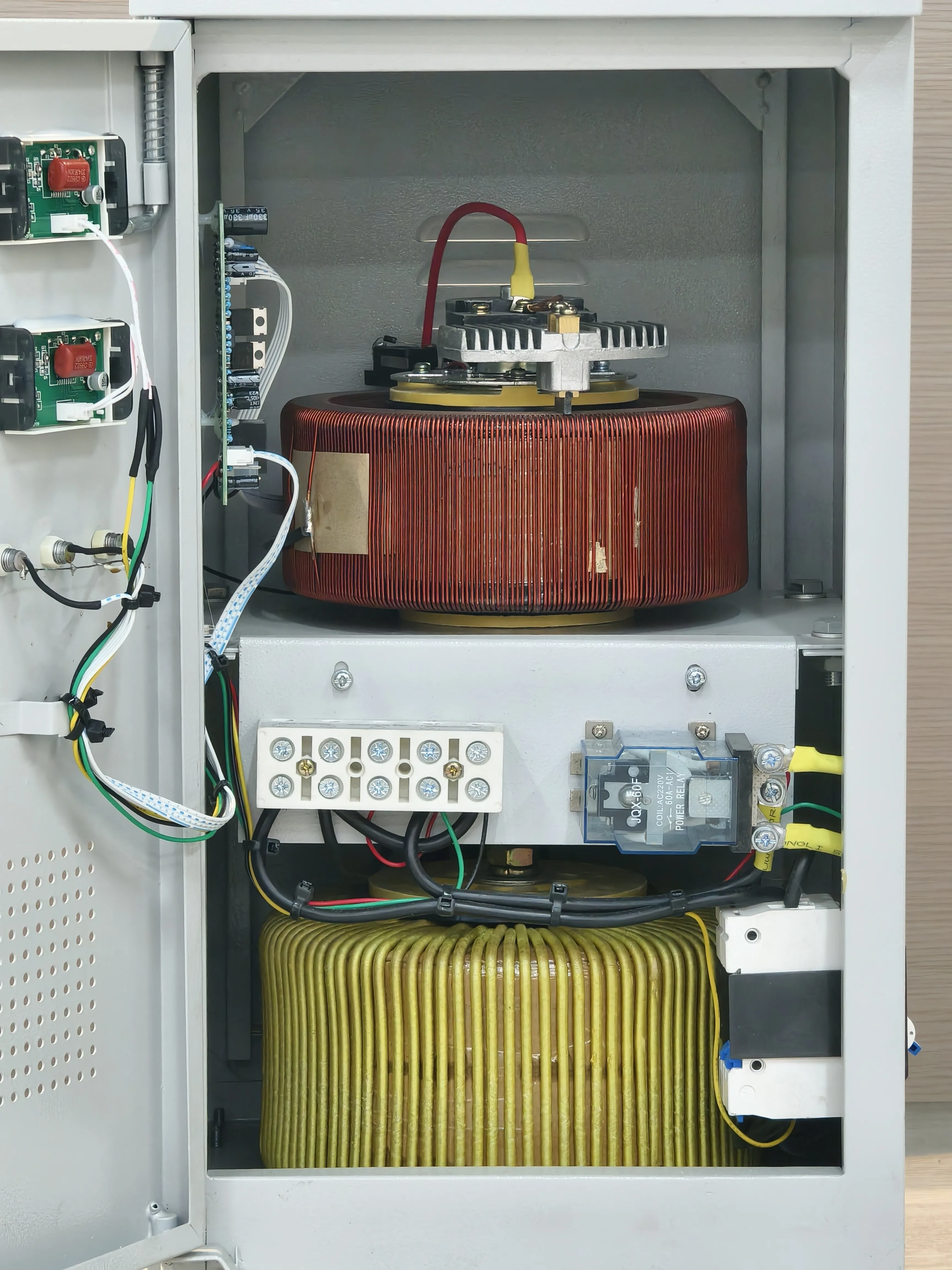 Adjustable TND 50kva 240v  Single Phase Voltage Stabilizer Regulator Over Under Voltage Protection Electric Power Protector