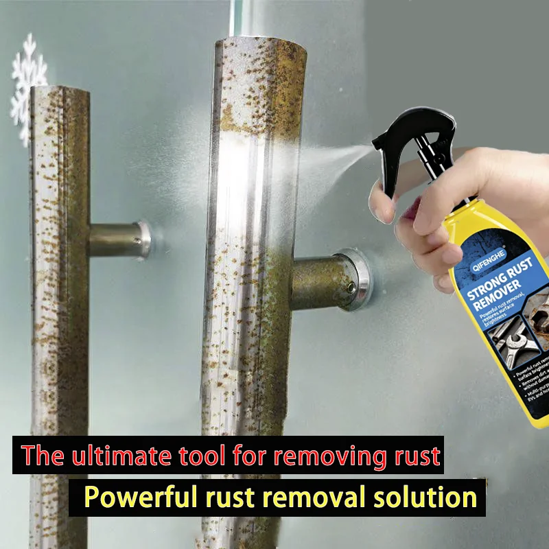 Strong Rust Remover, Powerful Rust Removal Restores Surface Brightness, Effectively Removes Dirt Grime Without Damaging Material