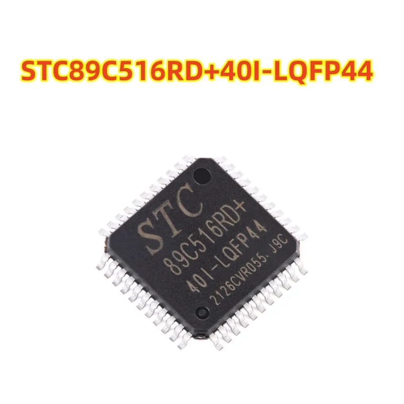 الأصلي حقيقية STC89C516RD 40I-LQFP44 12T/6T 8051 المعالج الدقيق متحكم رقاقة 100% شريحة جديدة تمامًا