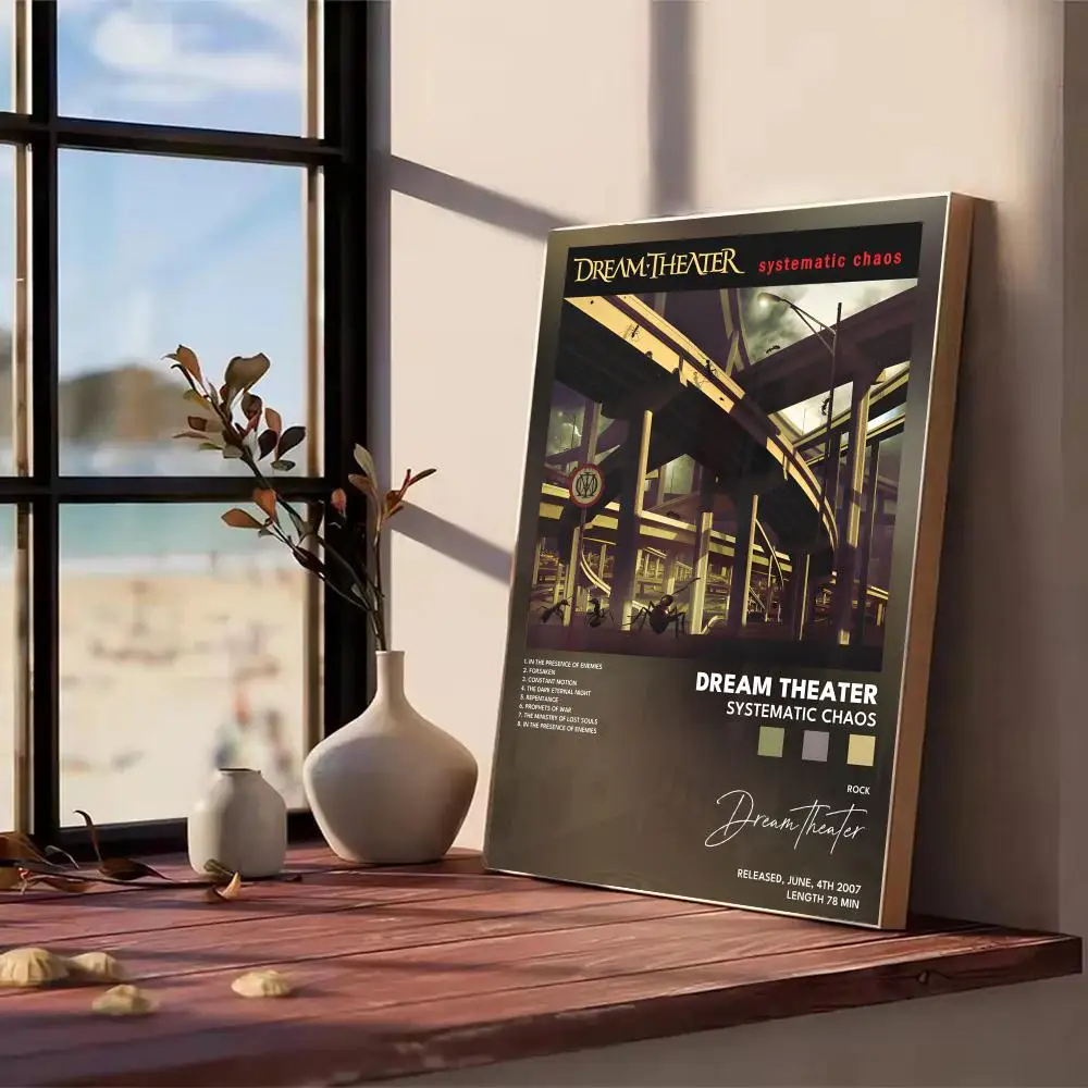 روك باند D-حلم مسرح اللوحة الخط المنزل غرفة نوم مقاوم للماء قماش المشارك غير المؤطرة جدار الفن طباعة الديكور جدارية #5