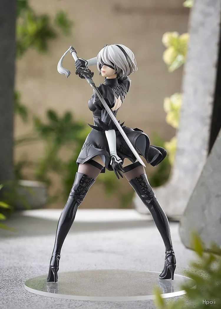 18CM 2B Anime Game NieR: Automaten Figuur YoRHa Nr. 2-type B animatiemodel speelgoed geschenken collectie desktop decoratie ornamenten