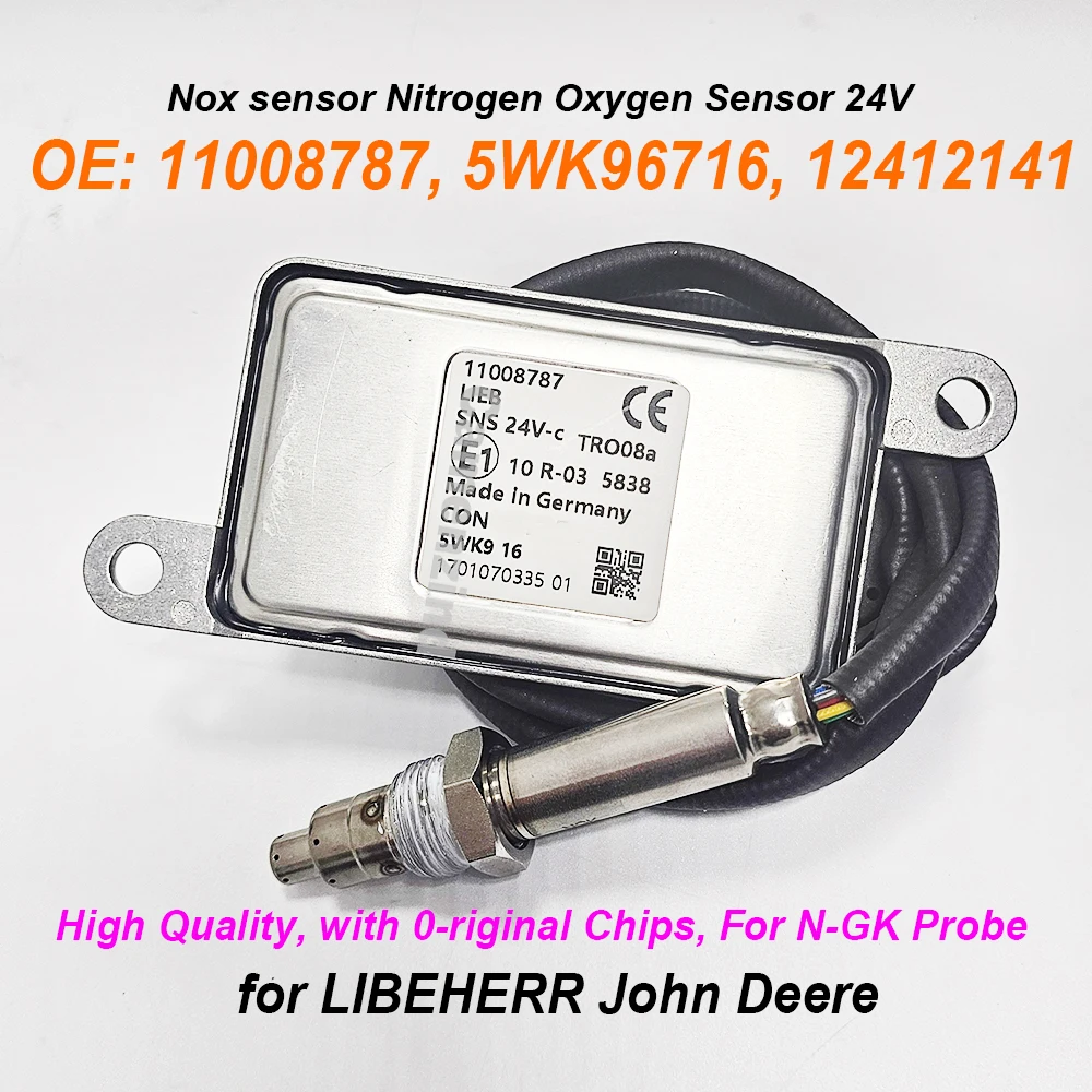 

5WK96716 11008787 Датчик Nox Датчик кислорода азота 24 В 12412141 НОВЫЙ для LIBEHERR John Deere Высокое качество