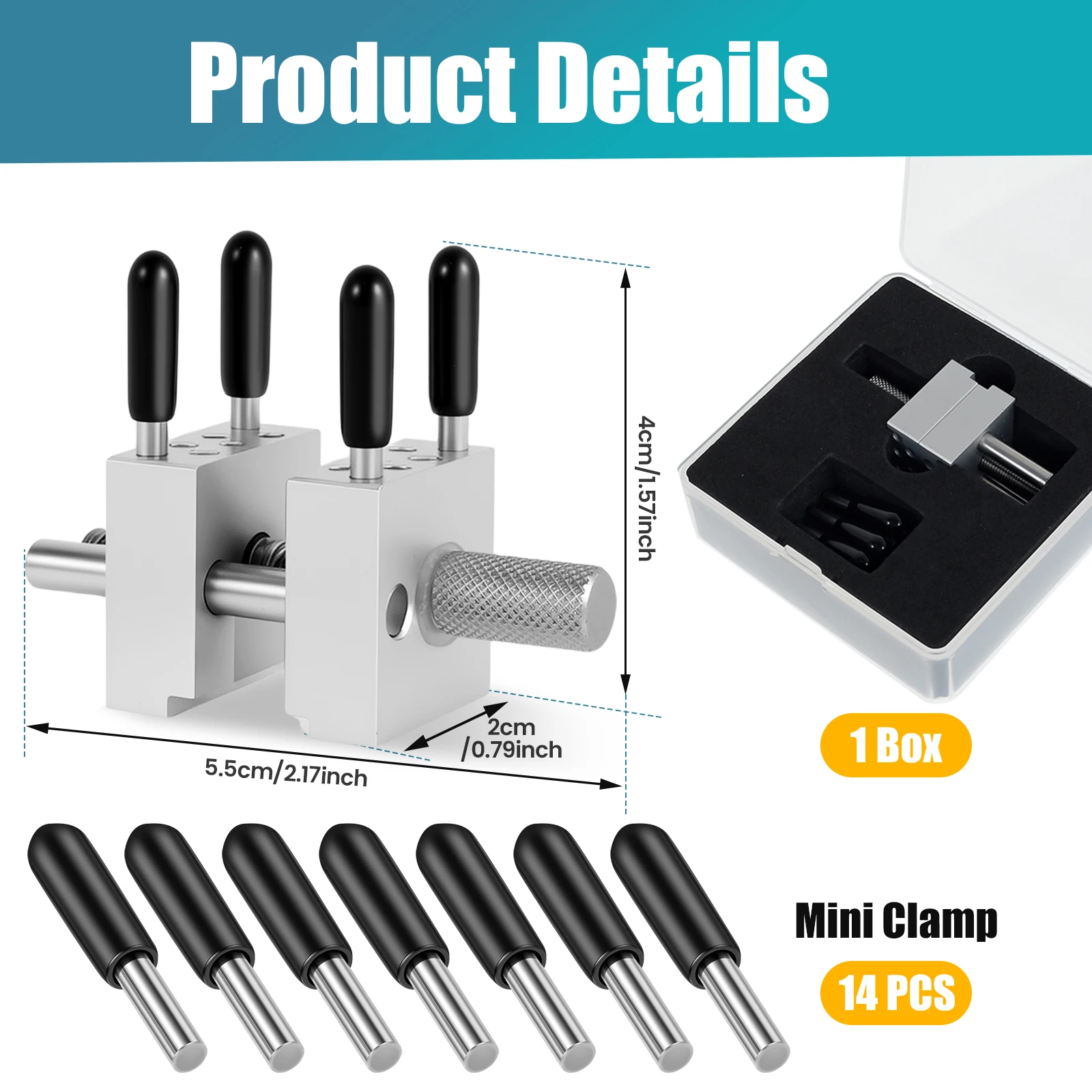 Metal Silicone Handheld Vise for Crafts Jewelry Watches High Precision Small Vise Multipurpose Adjustable Width Table Bench Vise