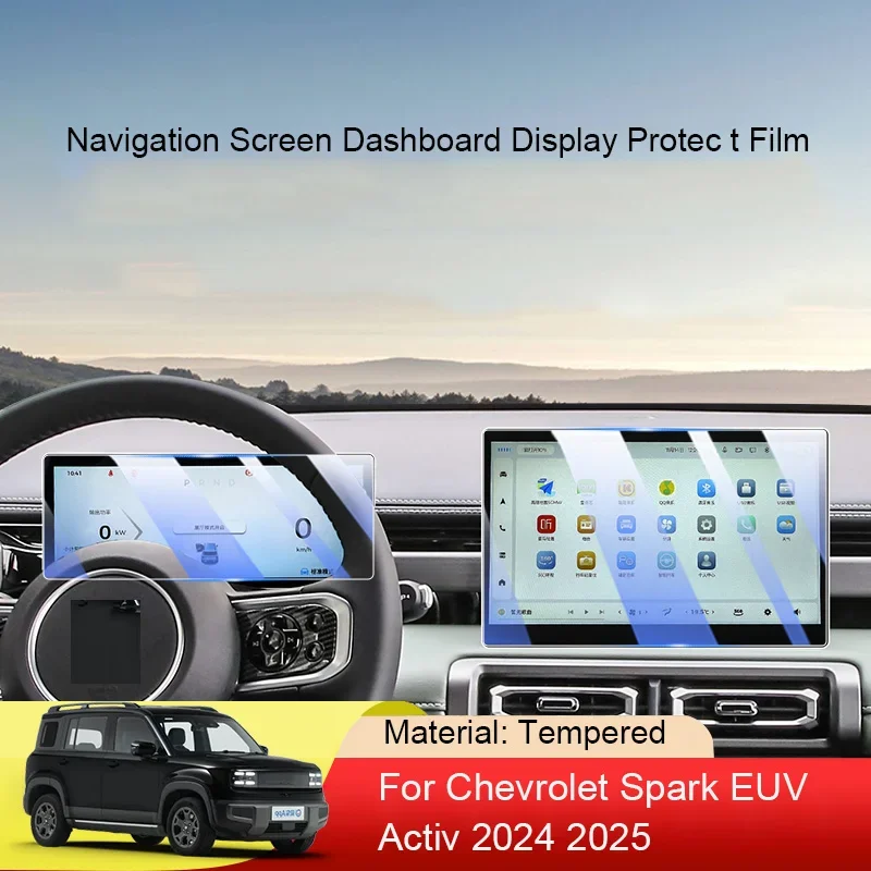 

Автомобильный GPS-навигатор, защитный экран, закаленный для Chevrolet Spark EUV Activ 2024 2025, пленка для приборной панели, наклейка для дисплея, автоаксессуар