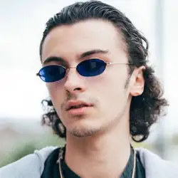 Small Oval Sunglasses  Men Women 2026 Retro Designer Sun glasses UV400 Vintage Punk Sunglass for Party Eyewear gafas de sol