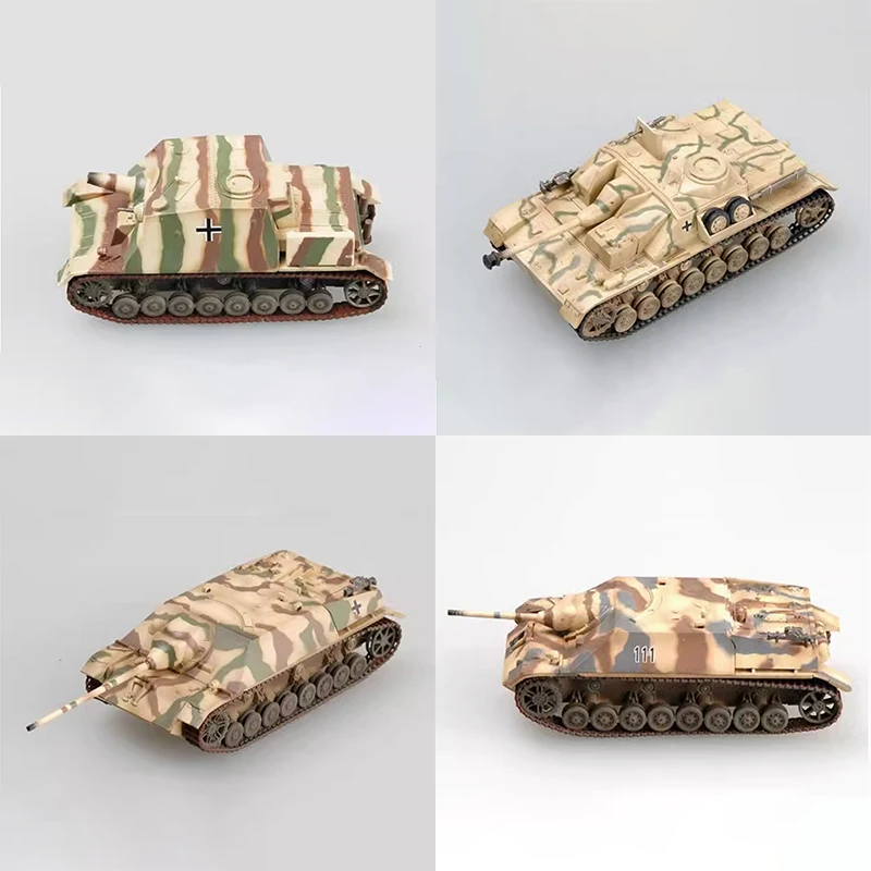 Original 1/72 Scale T-55 Military Fighter Tank Assault Gun Tracked Armored Vehicle Model Toy Display Gift Collection Decoration