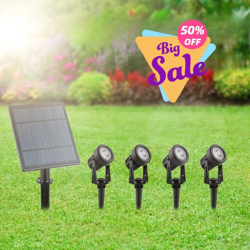 

Outdoor Park Landscape Garden Solar Spotlights Home Courtyard Atmosphere Lights Waterproof Lawn Tree Lights