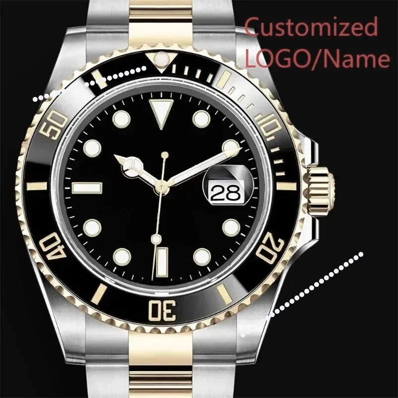 

A989 Store Customized Watch Men's Automatic Mechanical Watch 904L Stainless Steel Sapphire World Time