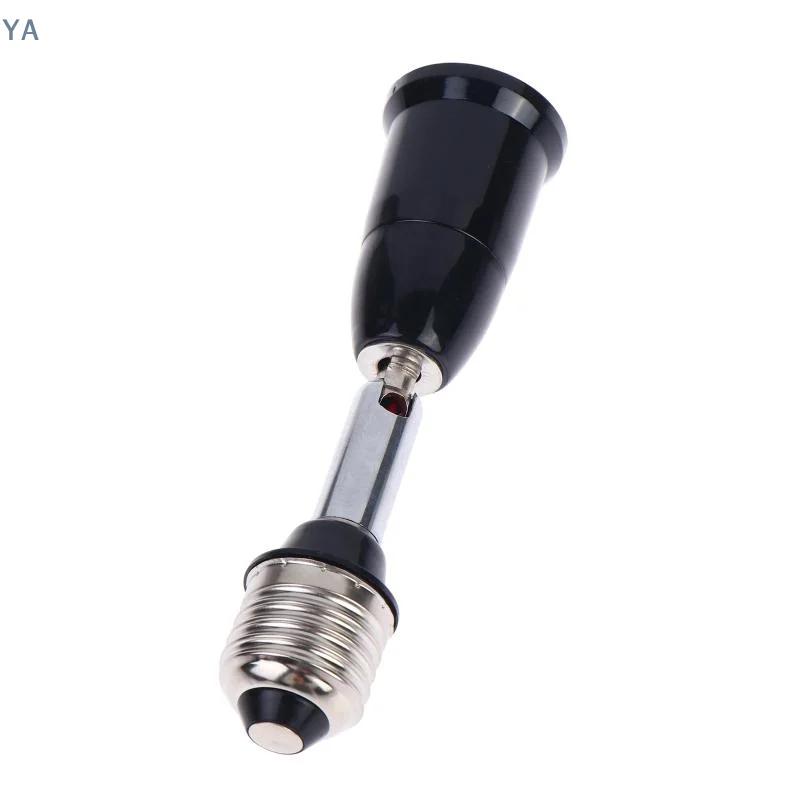 【AN】1Pc E27 To E27 LED Light Bulb Lamp Holder Flexible Extension Adapter Socket Extend Adapter Converter Wall Base Holder Screw