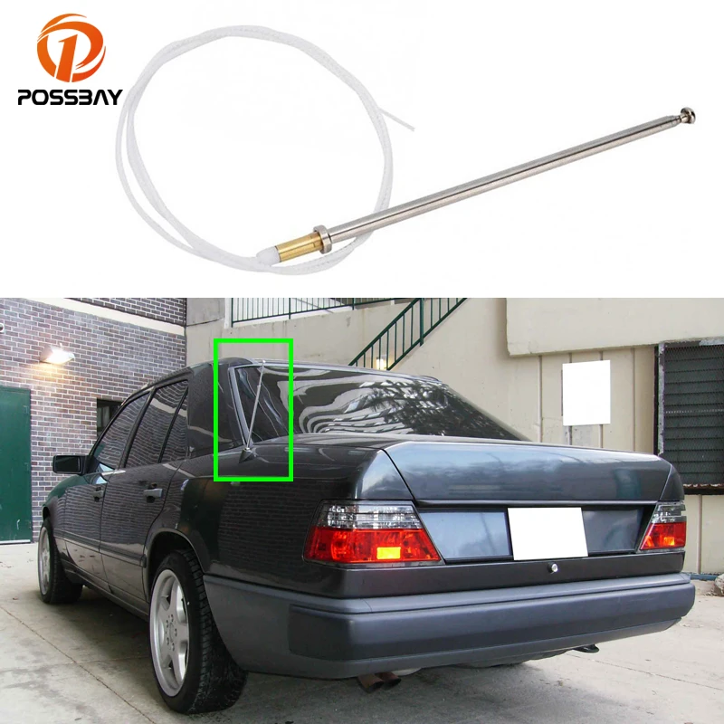 Car Antenna AM/FM Radio Signal Aerials Mast Rope for Mercedes-Benz W124 W126 W201 C107 R107 R129 1972-1991 Auto Exterior Parts