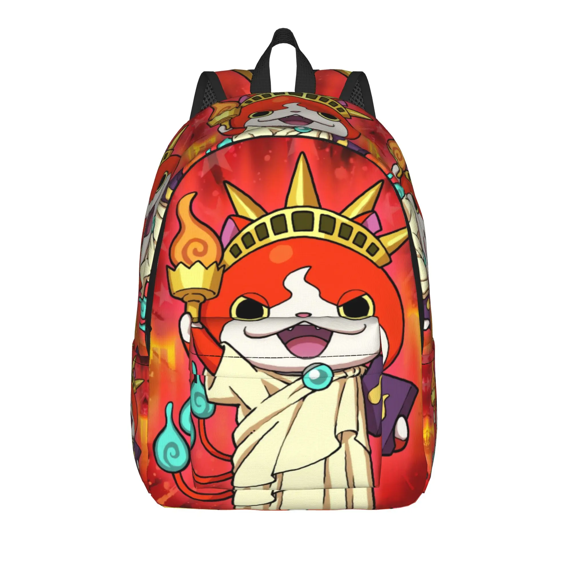 Yokai Watch Jibanyan 2 Backpack  Outdoor Style Backpacks Student Kawaii School Bags Custom Print Rucksack