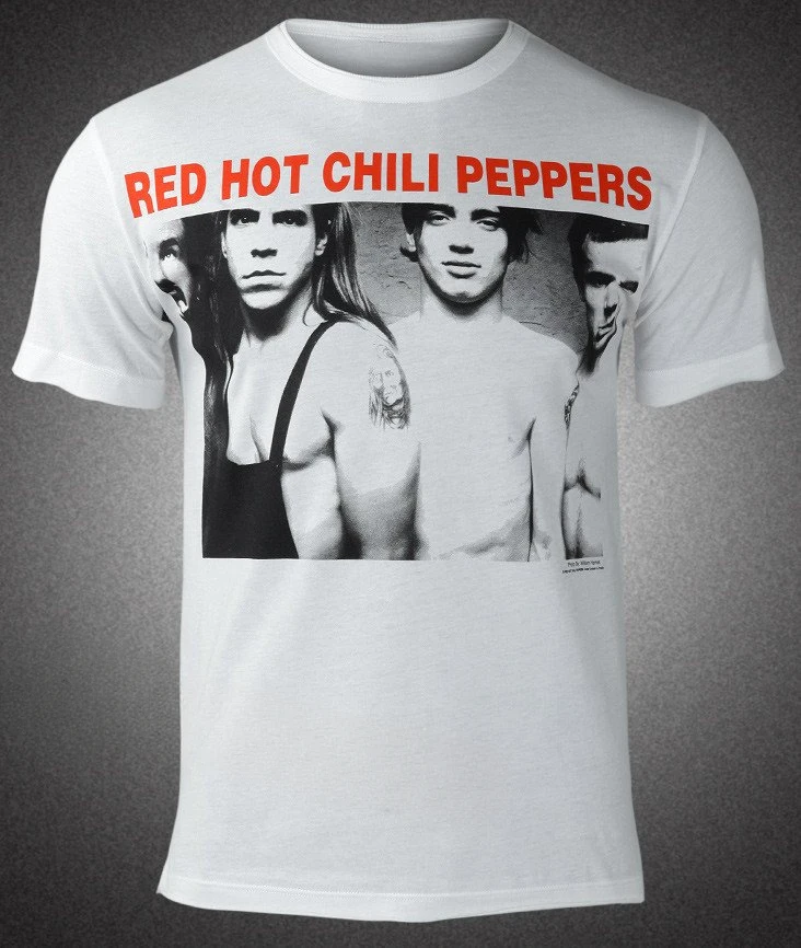 Y2k Red Hot Chili Peppers - Rock Short Sleeve American Streetwear Letter T-Shirt for Men Women