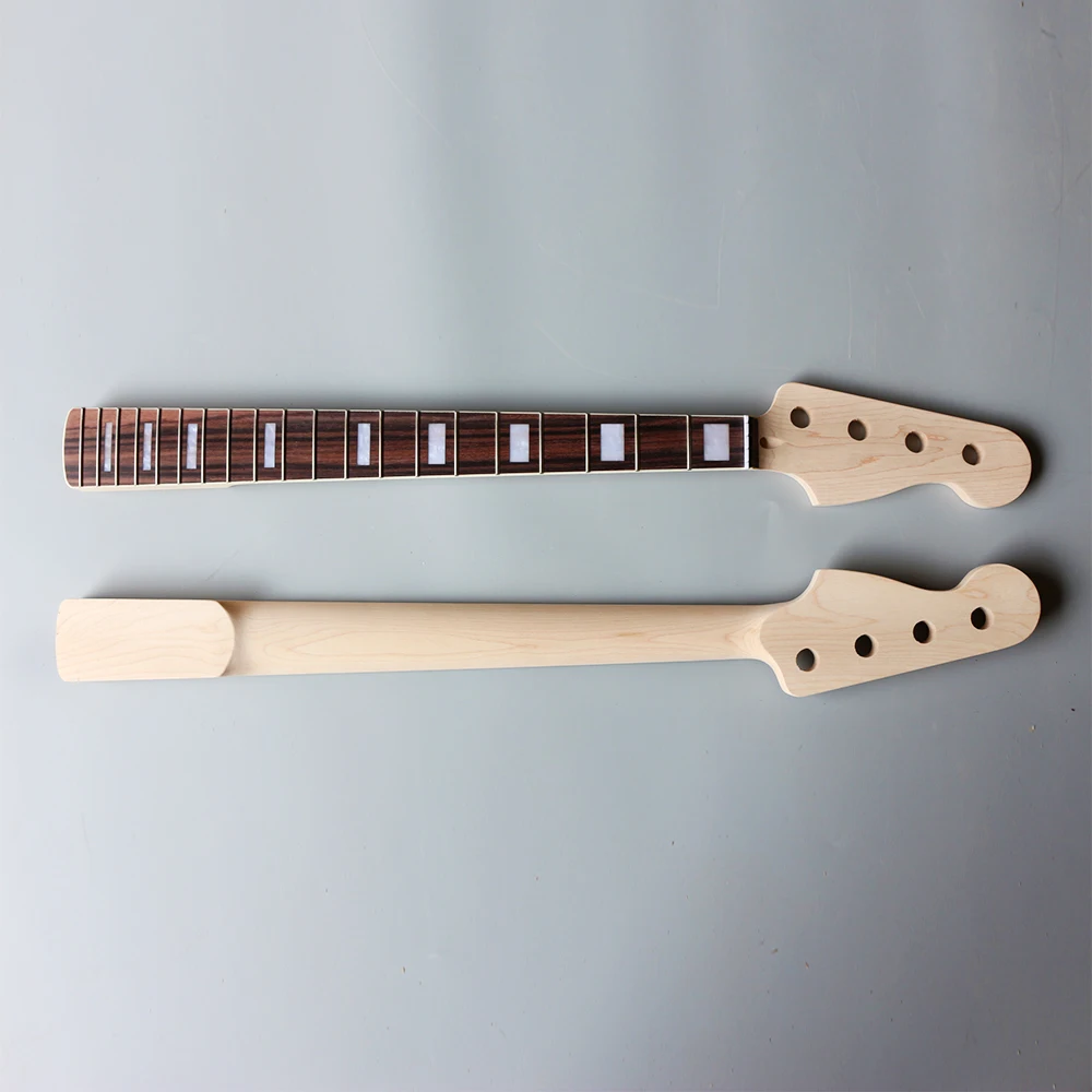 

Maple Bass Guitar Neck 20fret 30inch New Rosewood Fretboard Short Scale Bolt on heel electric guitar accessory #US