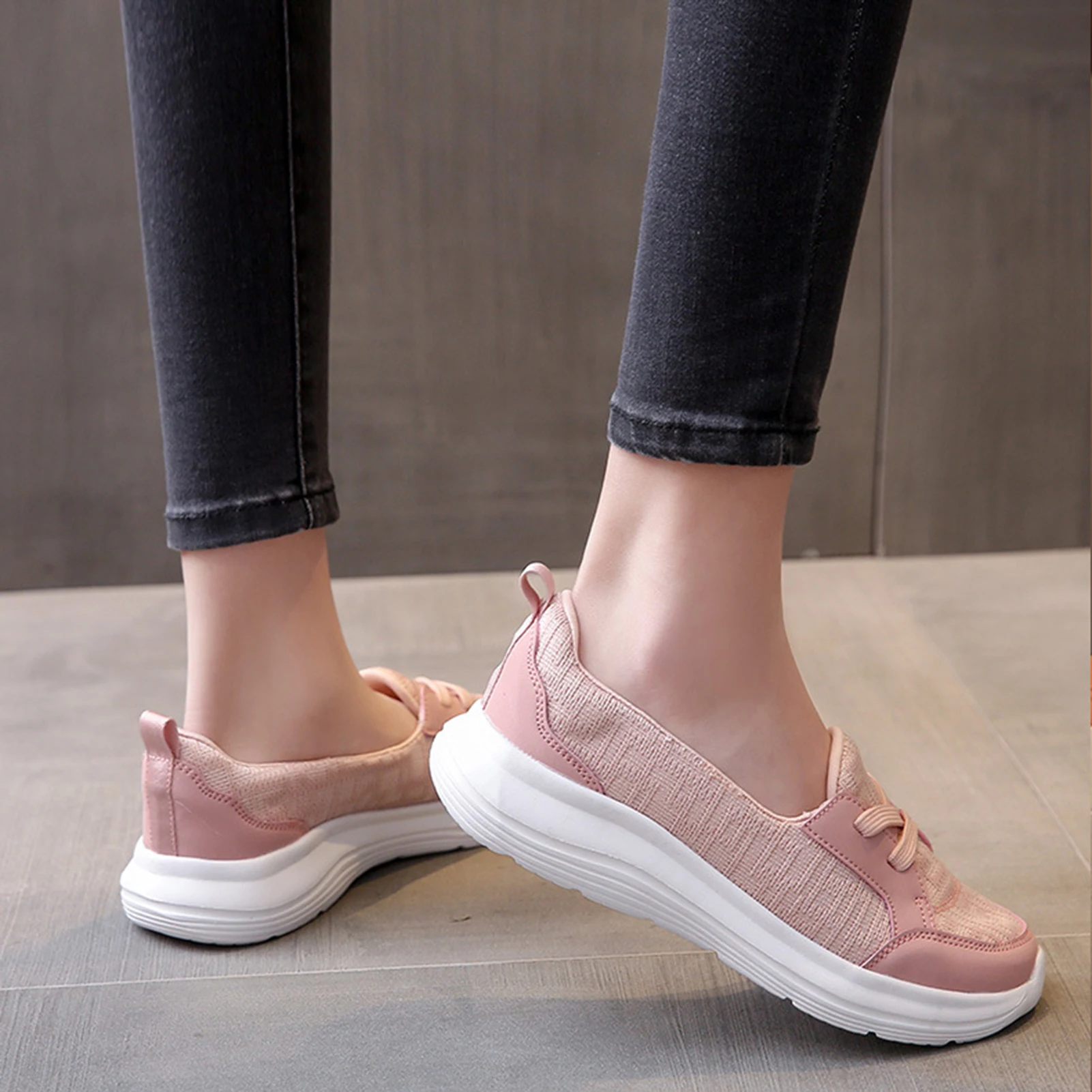 

Туфли женские дышащие Нескользящие, повседневная спортивная обувь для бега, подарок на день рождения, подарок на Новый год