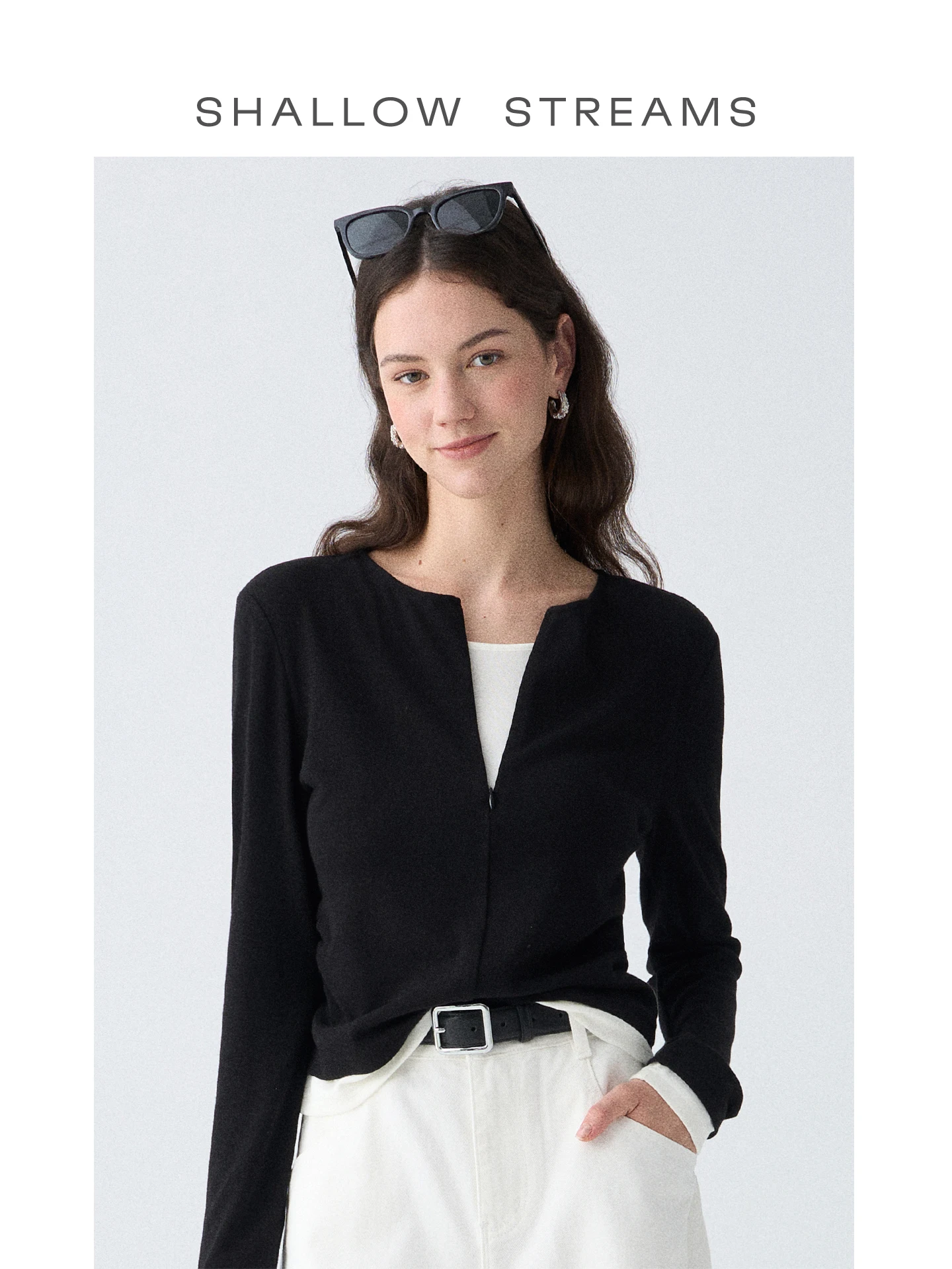 

Slow Strs Design Sensation Color Blo Long Sve Knitted Top Women's Base Layer irt Autumn Season Casual Sle