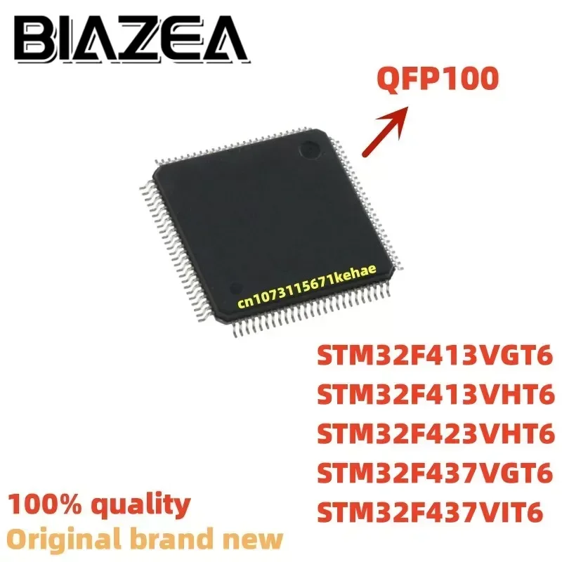 1piece STM32F413VGT6 STM32F413VHT6 STM32F423VHT6 STM32F437VGT6 STM32F437VIT6 QFP100 Chipset