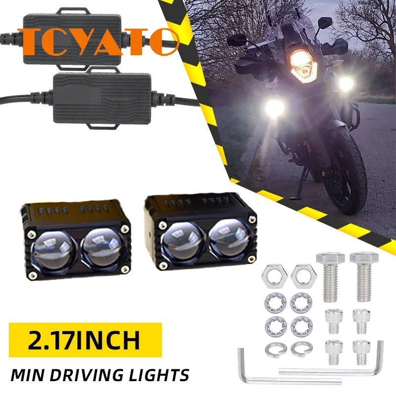 

Senlo X2 Plus 2PCS Yellow White Light Auxiliary Auto Headlights 12V-24V Waterproof IP68 LED Spotlight Led Lights for Motorcycle
