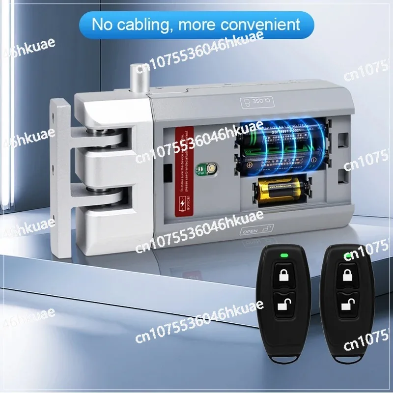 Home/Office Use Invisible Door Lock with Two Transmitter Controls