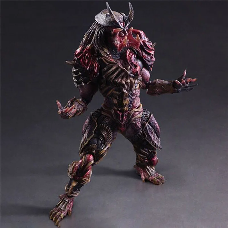 Play Arts Alien vs. Predator Action Figure VARIANT Movable PA Collection Doll Model Toys