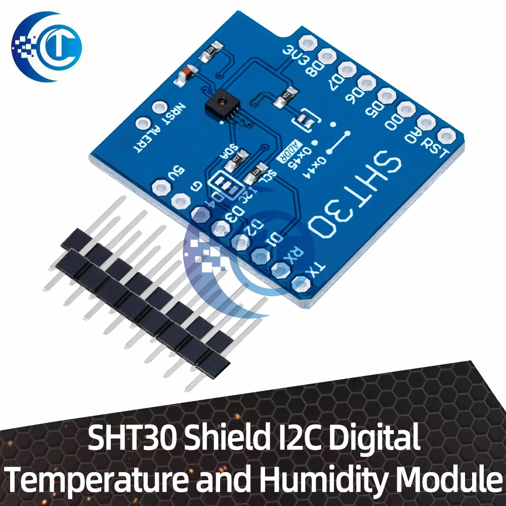 1PCS SHT30 Shield I2C Digital Temperature and Humidity Module For WeMos D1 Mini Arduino Board Module