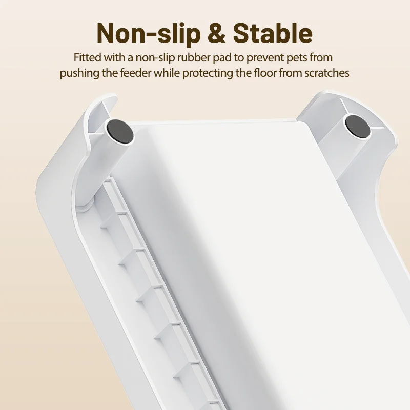 ROJECO وحدة تغذية متعددة الوظائف دعامة مرتفعة للحيوانات الأليفة وعاء واحد ومزدوج موزع طعام قابل للتعديل حجم الارتفاع لتغذية الكلاب والقطط #6