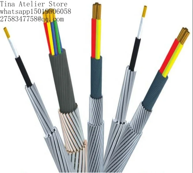 Geophysical Armoured Well Logging Cable 1000m,2000m, 3000m Borehole Armoured  Underground Logging Cable