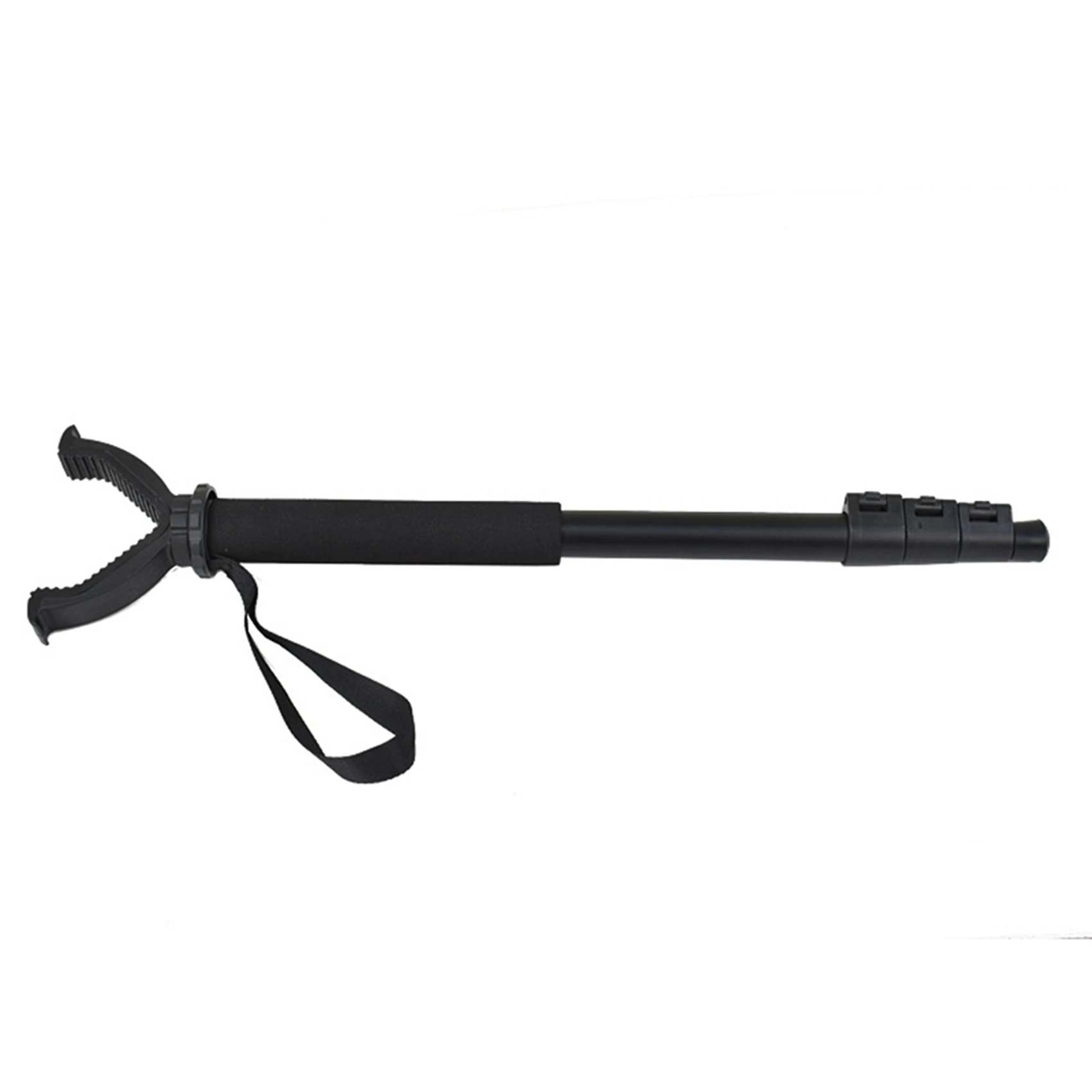 A64T-2X Aluminum Alloy Hunting Stand Adjustable Height Monopod Portable Hunting Accessories With Anti-Lost Wristband