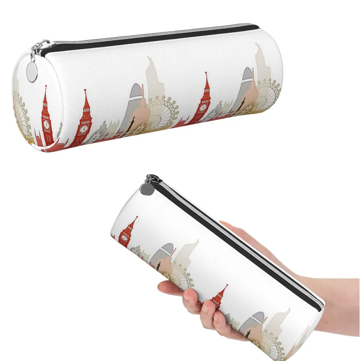 

London Pencil Case for Boys Girls Gifts Cylinder Pen Box Pencil Bag Pen Holder