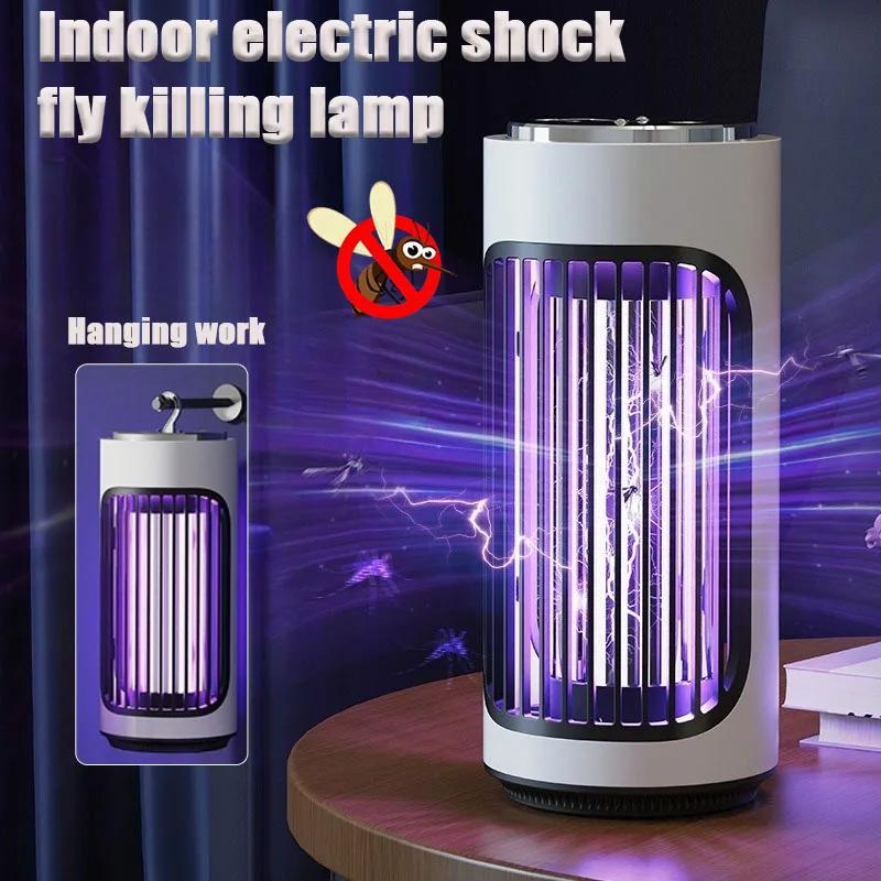 

1 Piece Household Mosquito Killer Lamp Electric Shock Type Safe for Baby Pregnant Woman Indoor Fly Trap Light Wave Lure
