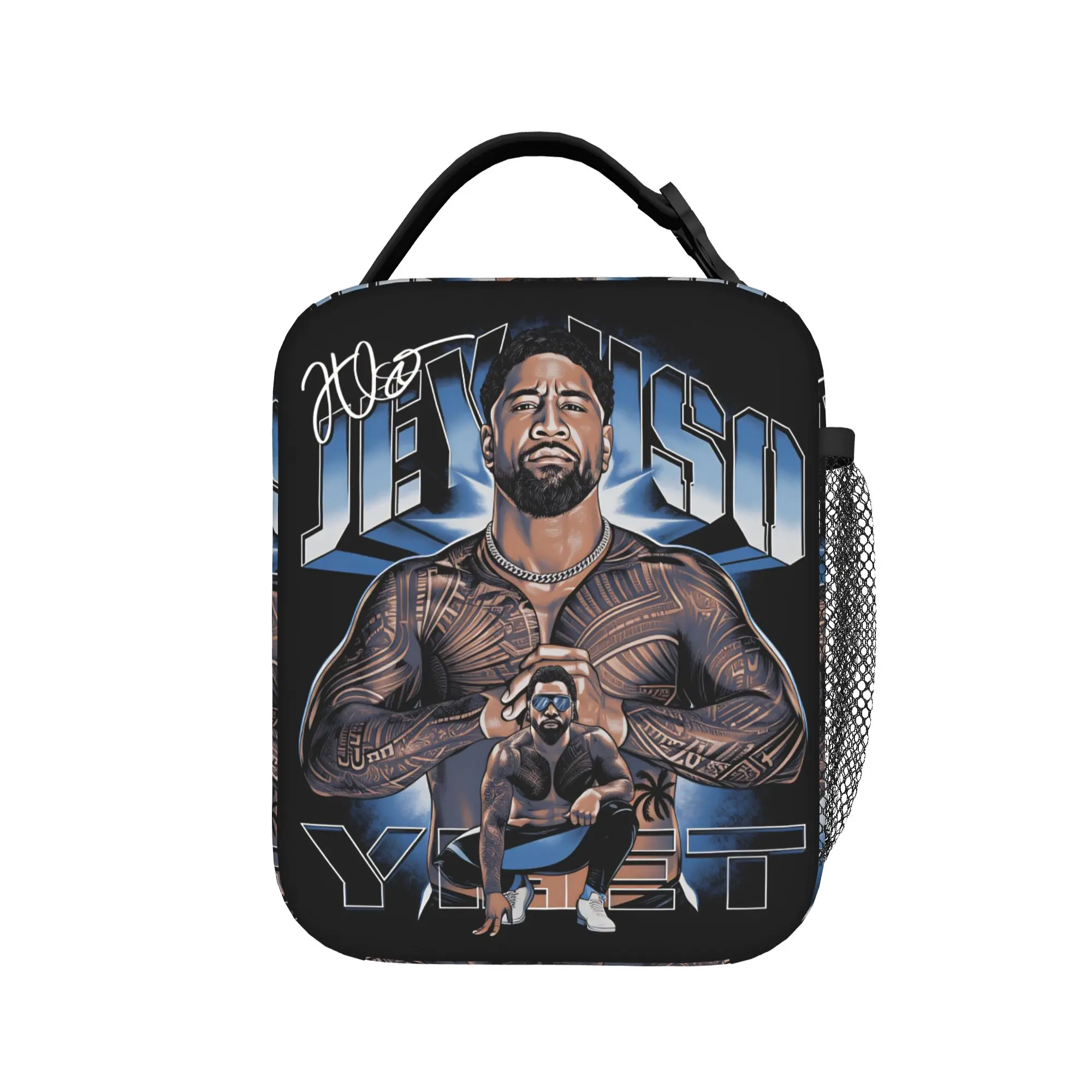

Сумка для обеда JEY YEET USO Wrestling, милый ланч-бокс для взрослых, портативная сумка-холодильник для пикника, водонепроницаемая термосумка на заказ