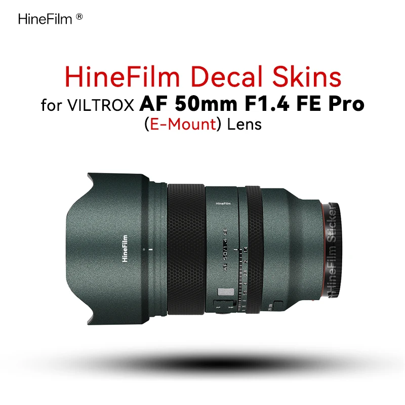 تخصيص الجلد ل Viltrox AF50 F1.4 برو FE عدسة ملصق ل Viltrox AF 50 مللي متر F1.4 برو عدسة ملصق مائي الجلد AF50F1.4Pro التفاف غطاء