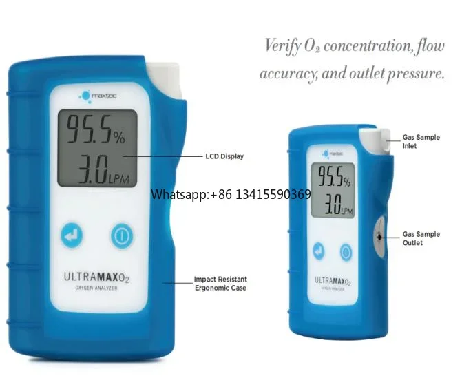 

MAXTEC UltraMaxO2 O2 Sensor Analyzer Ultra-Portable Oxygen Meter for Service Technicians Customizable OEM Support