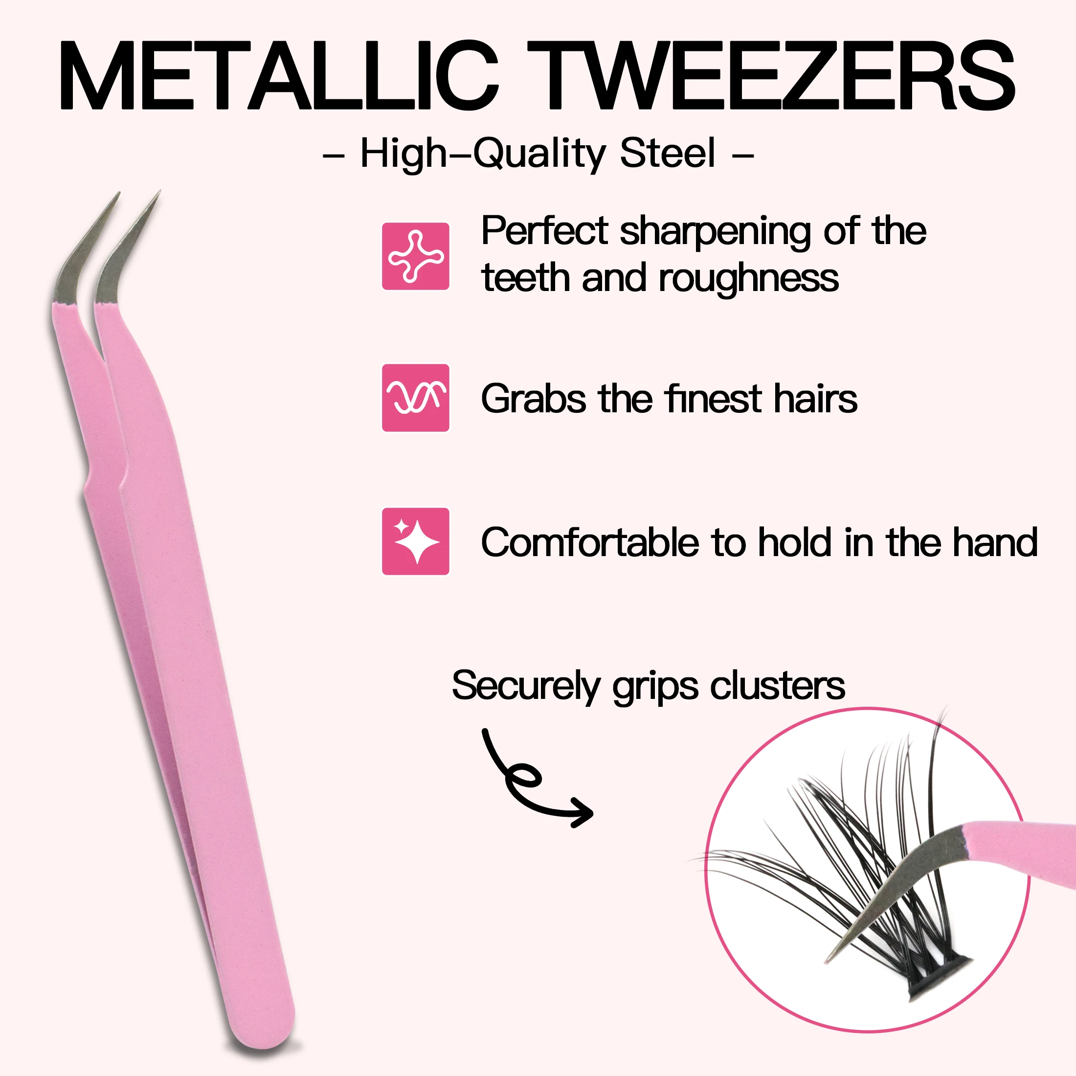 DIY Cluster Extension Lashes Kit 240 Trossen Individuele Wimpers Set Piekerige Pluizige Valse Wimpers met Lijm en Pincet