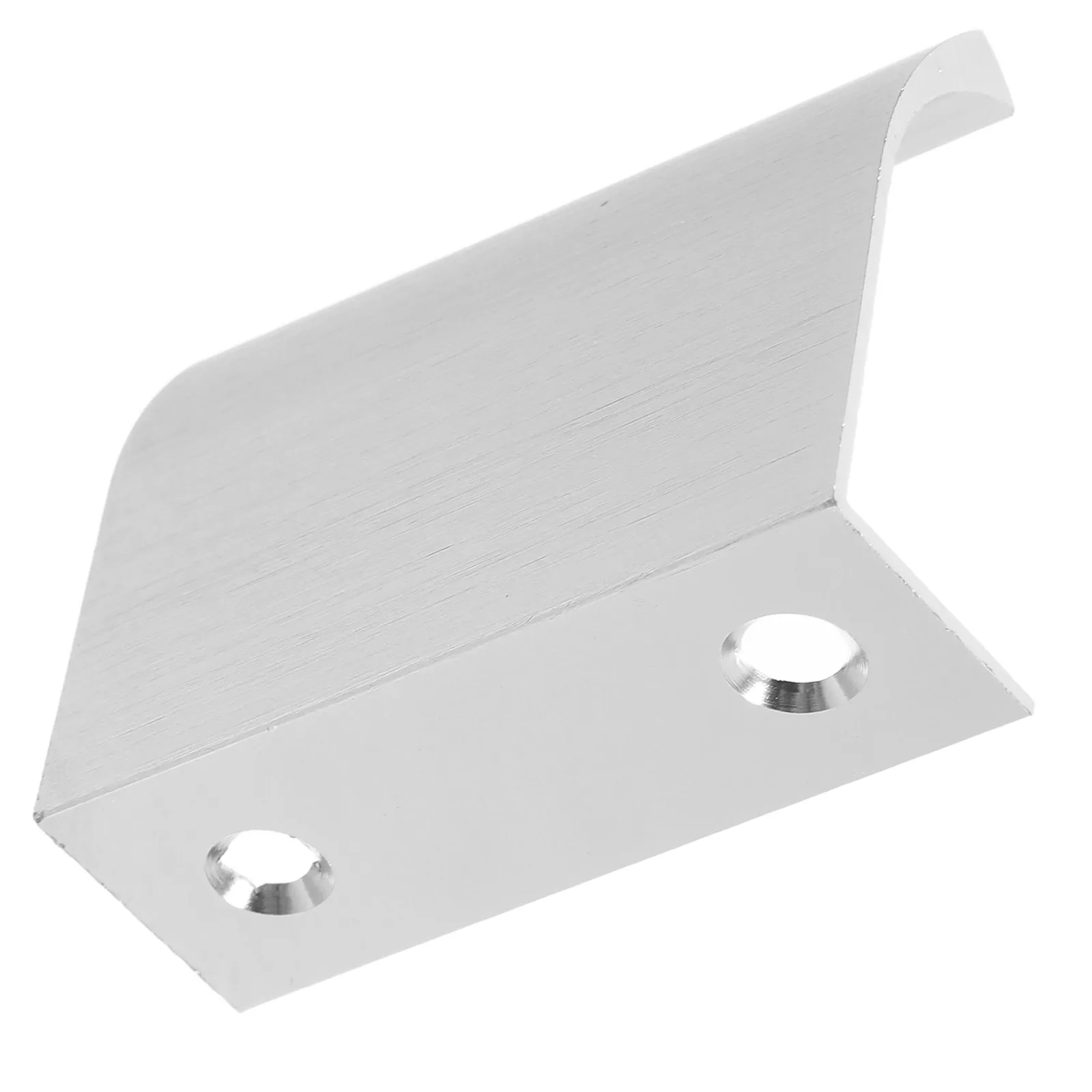 8Pcs Minimalist Aluminum Edge Finger Pulls Cabinet Drawer Closet Door Hidden Flat Concealed Handle Sleek Modern Home Office
