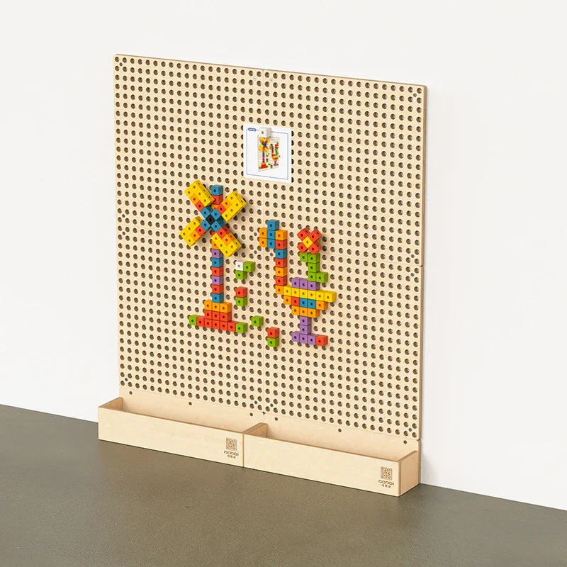 

2024 Pordi Unisex Wooden Cartoon Stacking Toys DIY Science Building Blocks for Kids Comes in Sets