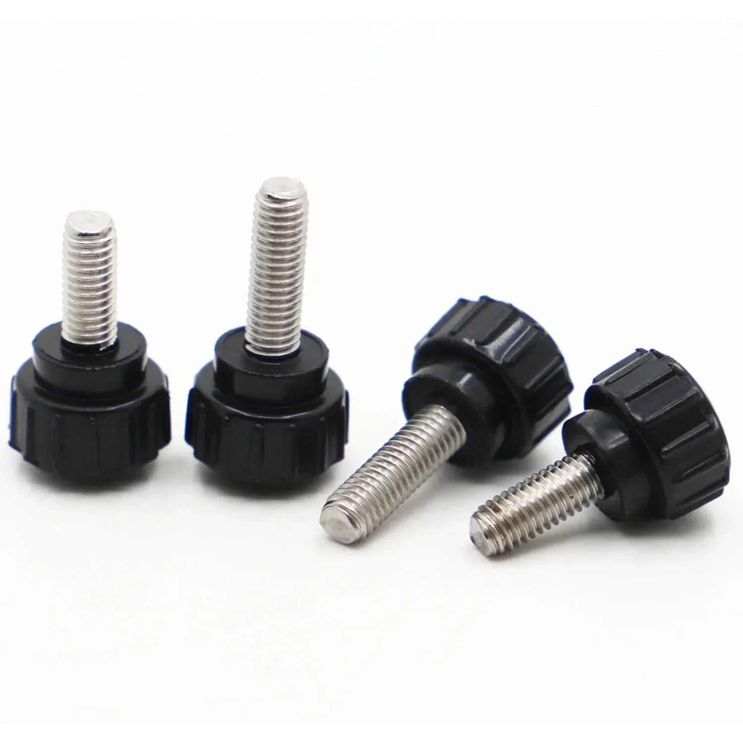 

Round Head Handle Hand Screw Round Knurled Thumb Screw Plastic Tighten Bolt Nuts Knob 304 Stainless Steel M3 M4 M5 M6 M8