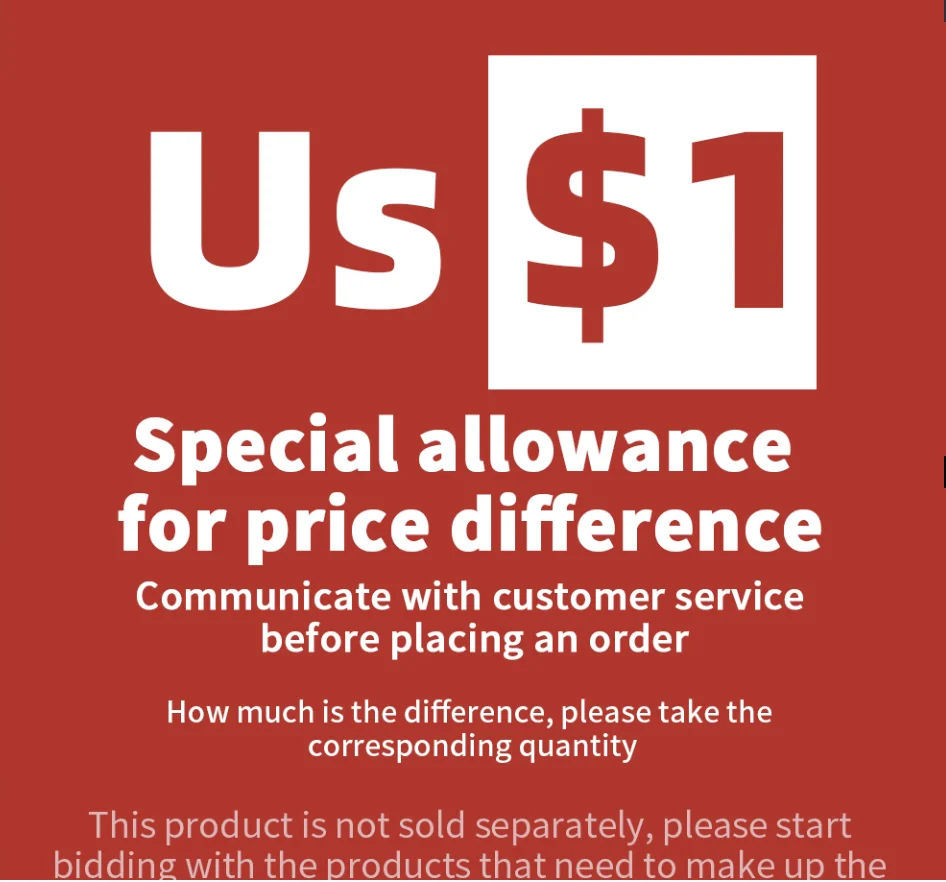 

Postage reimbursement or Price difference