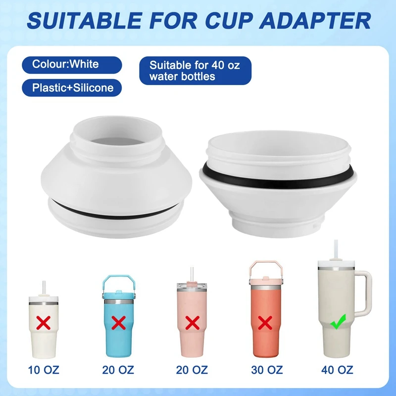 Tumbler Adapter For Stanley Cup To Cirkul, Adapter For Stanley Cup 40Oz To Cirkul,Water Bootle Adapter