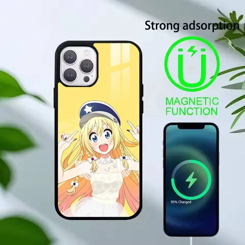 Nisekoi Chitoge Kirisaki  Phone Case For iPhone17,16,15,14,13,12,11 Plus,Pro Compatible with magnetic wireless charging