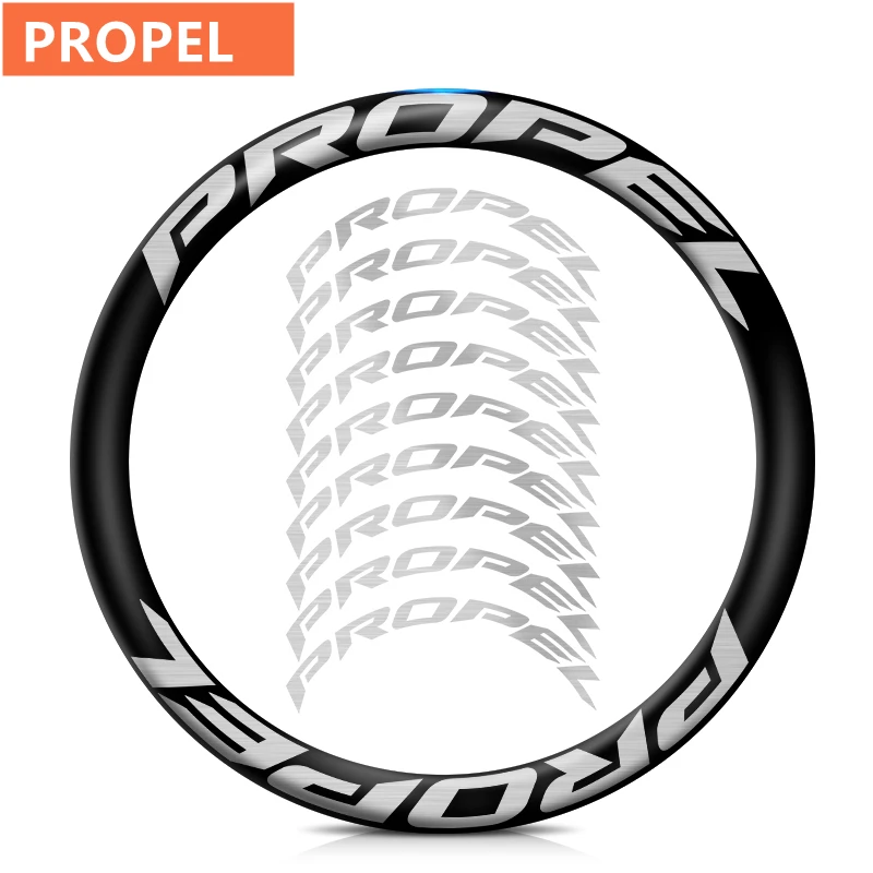 PROPEL Road bike stickers bicycle wheelset personalized decoration DIY waterproof sunscreen cycling decals for two wheels