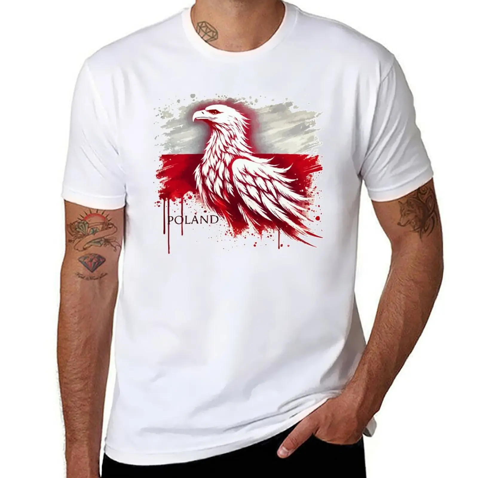 

Poland Eagle Europe Travel T-Shirt funny t shirts cotton black cotton t-shirt plain for man package T-Shirt