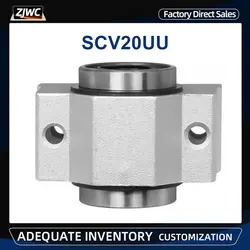 1PC Ball Bearing Rodamientos SCV20UU SCV20 SC20VUU Linear Bearing Block Diy Slide Units Cnc Router