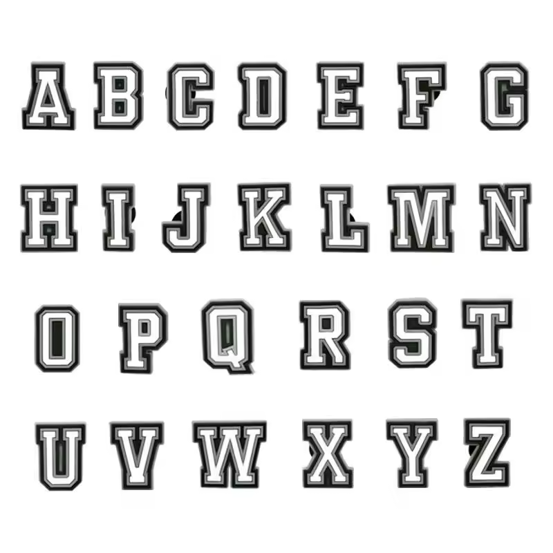 Letter Shoe Charms Decorations for Crocs 1pcs Alphabet Pins Boys Girls Kids Jeans Women Charm Xmas Gifts Favors Shoe Accessories - Image 7