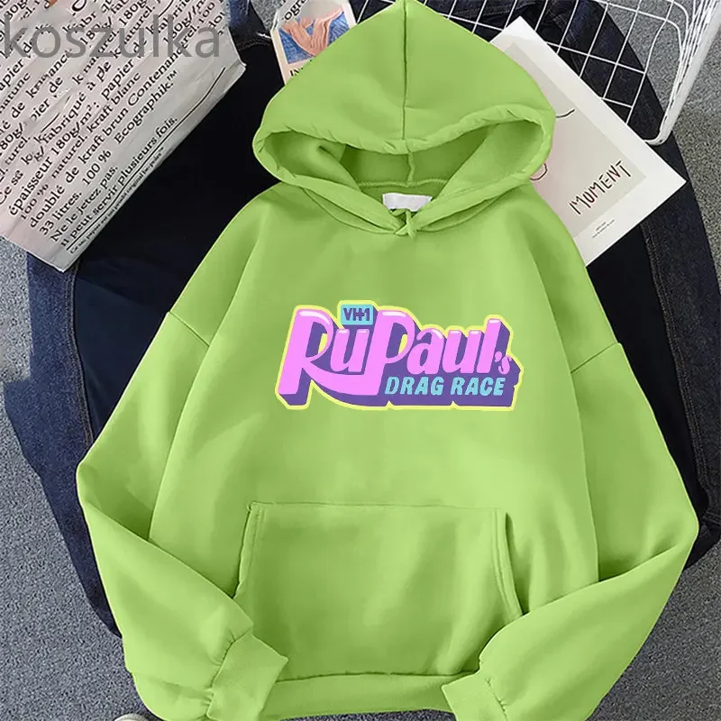 Japanese 2022 New Anime RuPauls Drag Race Hoodies Merch Daily Winter Casual Streetwear Printed  Pullovers Sweatshirt Clothes