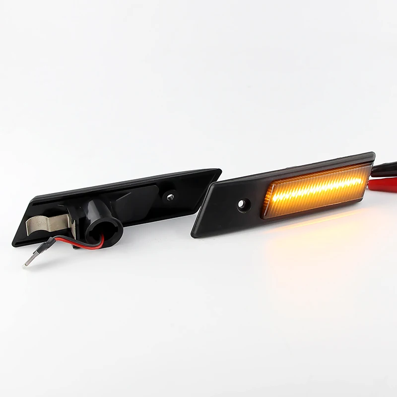 2 قطعة Led الجانب ماركر بدوره مصباح إشارة الوامض مؤشر مصباح لسيارات BMW E30 E32 E34 E36 مصباح ليد 1990-1996 M3 M5 3 5 7 سلسلة