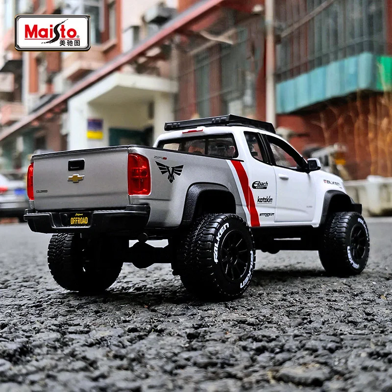 Maisto 1:27 Colorado ZR2 pick-up alliage modèle de voiture moulé sous pression en métal véhicules tout-terrain modèle de voiture Simulation Collection cadeaux pour enfants