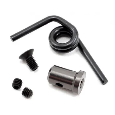 SWORKz #SW-330140A Exhaust Pipe Mount, Titanium Noble Finish for S35-3 1/8 Nitro Buggy